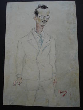 Caricatura do Presidente Jânio da Silva Quadros